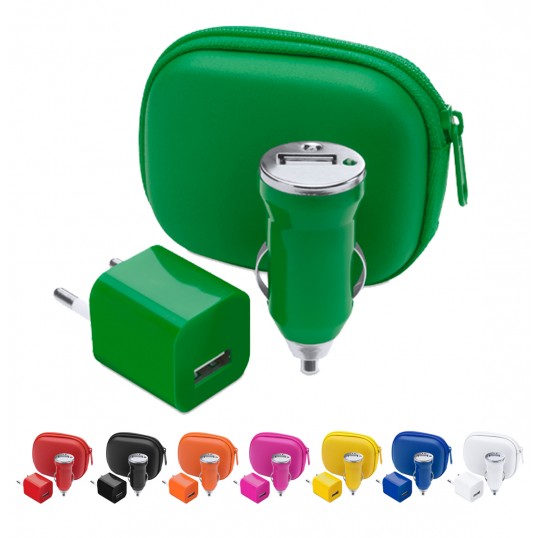 SET CARGADORES USB CANOX