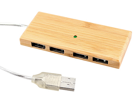 HUB 4 Puertos USB de Bamboo